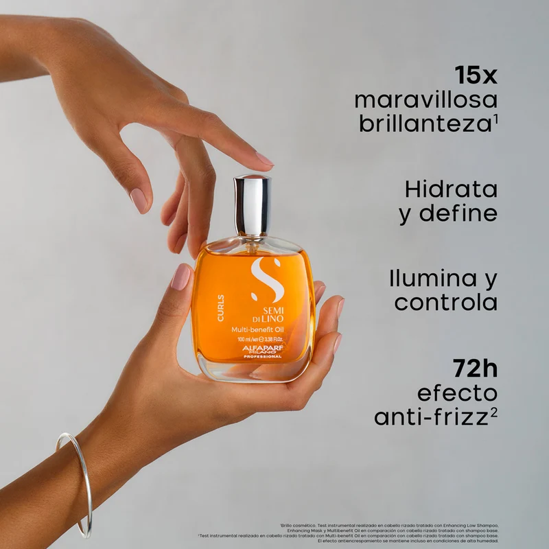 Alfaparf Milano Semi di Lino Curls Multi Benefit Oil 100ml - huile pour cheveux bouclés