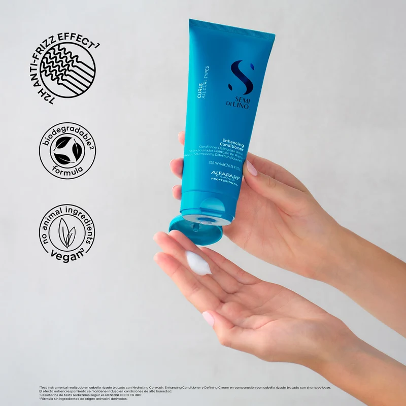 Alfaparf Milano Semi di Lino Curls Conditioner 200ml - après-shampoing cheveux bouclés