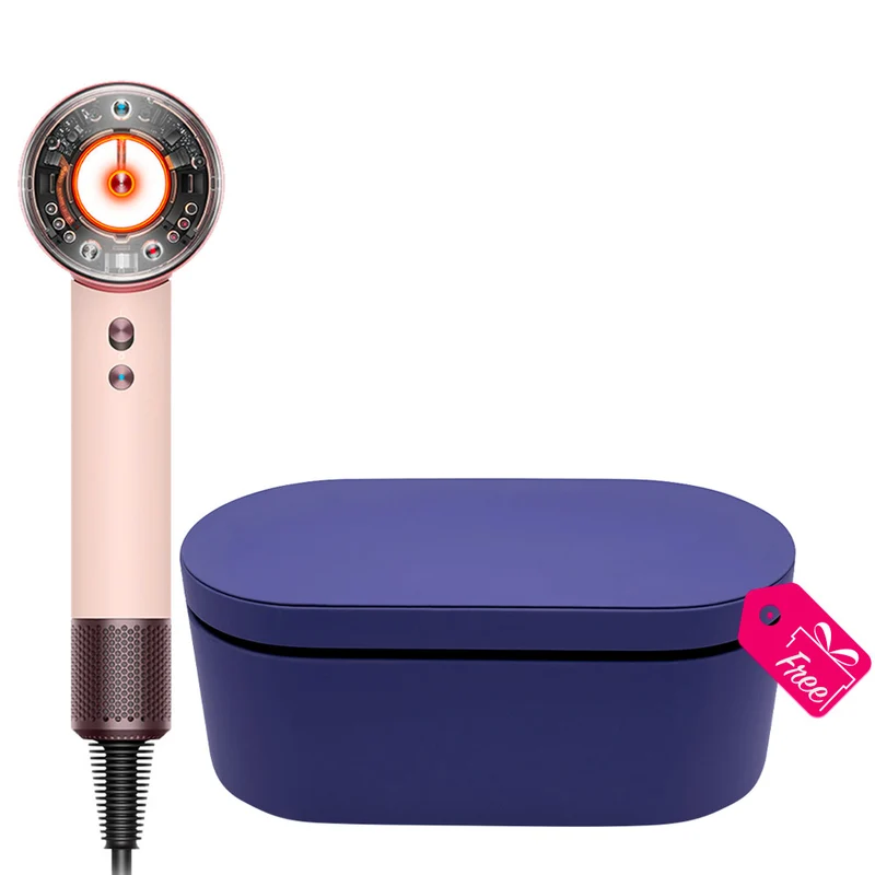 Dyson Supersonic Nural Curly + Coily Rosa Poudré / Or Rose + Coffret Violet GRATUIT