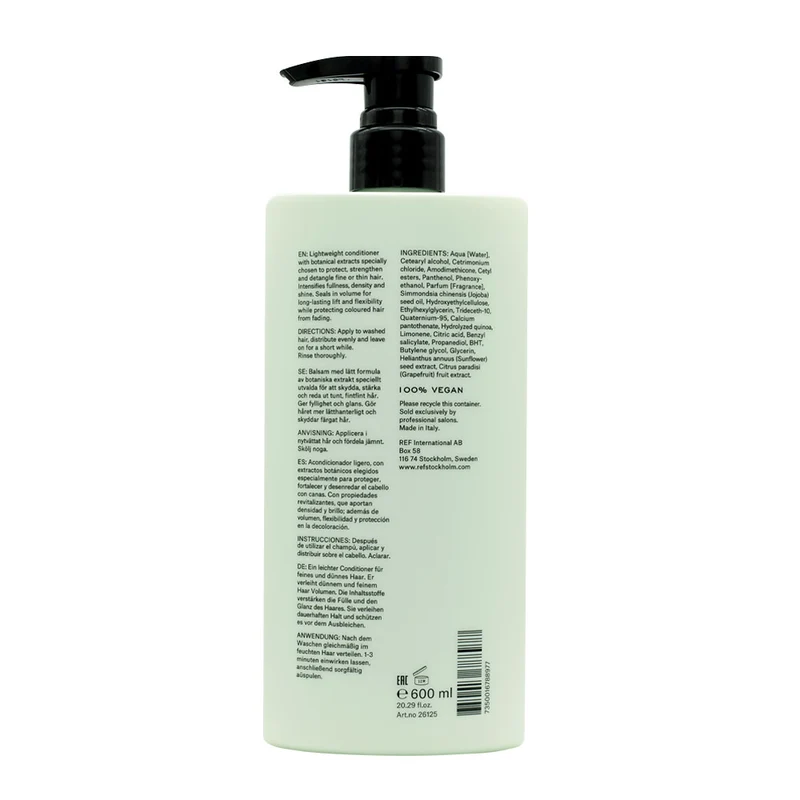 Stockholm Sweden Ref Weightless Volume Conditioner 600ml - après-shampoing volumisant