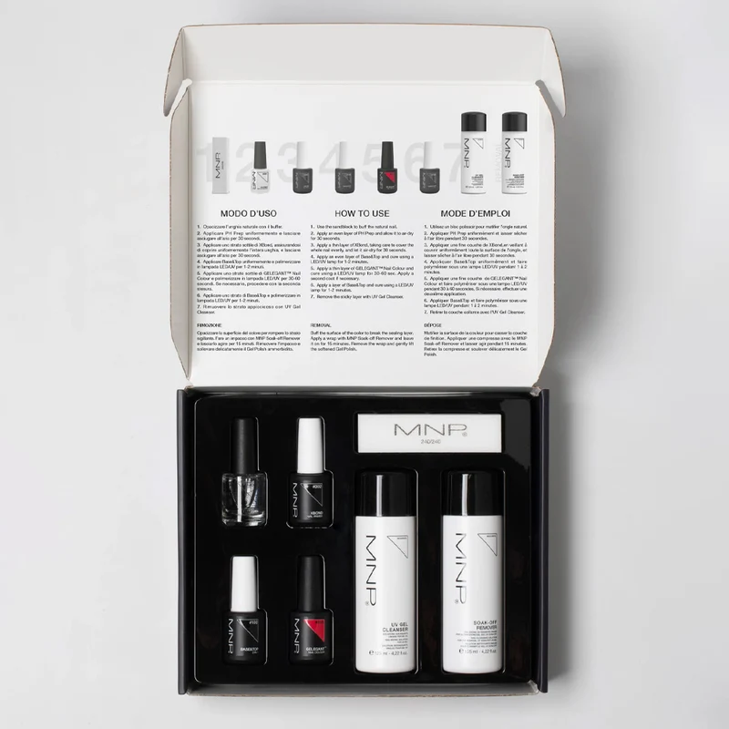 My Nail Pro MNP Gelegant Starter Kit Pure Red - kit de manucure semi-permanente