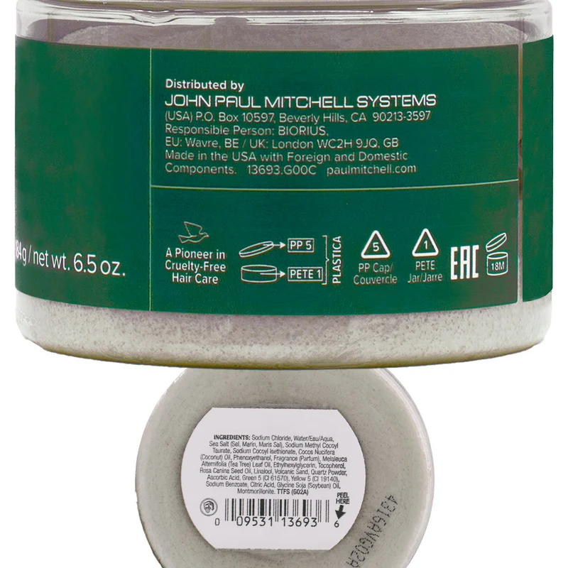 Paul Mitchell Tea Tree Special Detox Foaming Salt Scrub 184gr - gommage exfoliant et purifiant pour le cuir chevelu