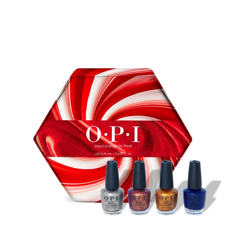 OPI Nail Lacquer Holiday 25 Good Enough To Treat 4x12.75ml - Mini Pack- 4 pcs