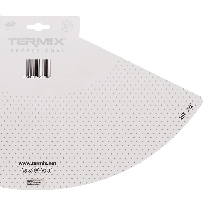 Termix Cape Poids Noir Petite - cape de coupe professionnelle réglable