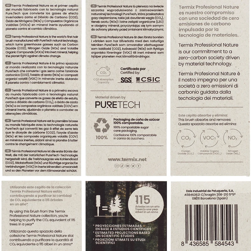 Termix Nature 43 - brosse aux propriétés purifiantes