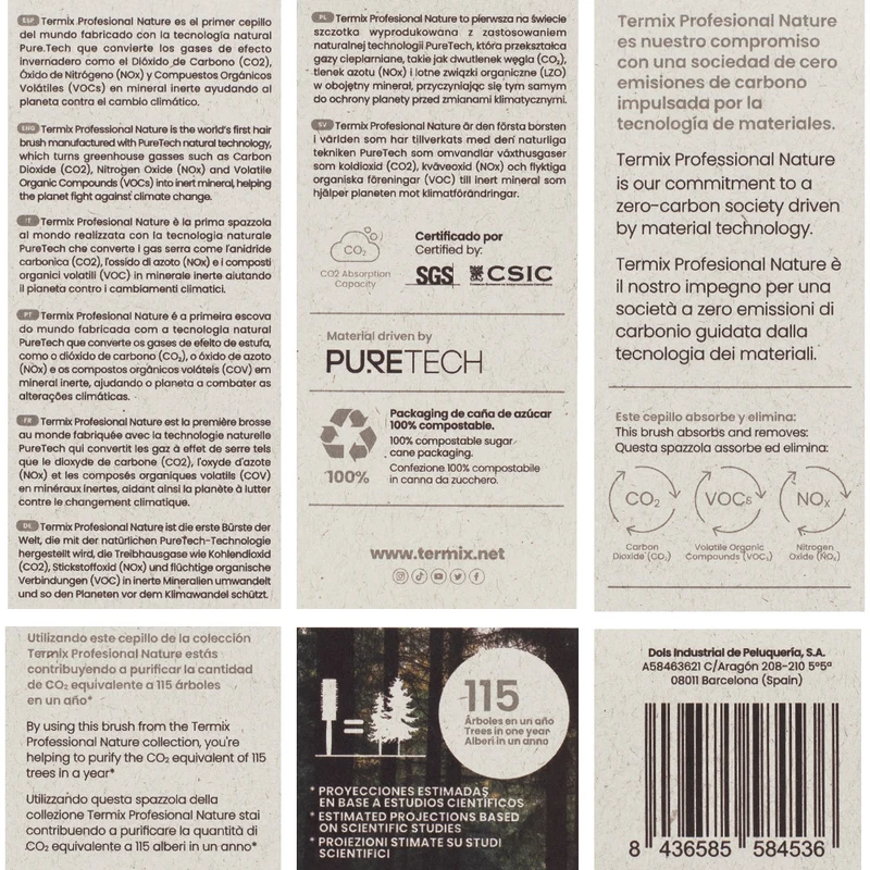 Termix Nature 32 - brosse aux propriétés purifiantes