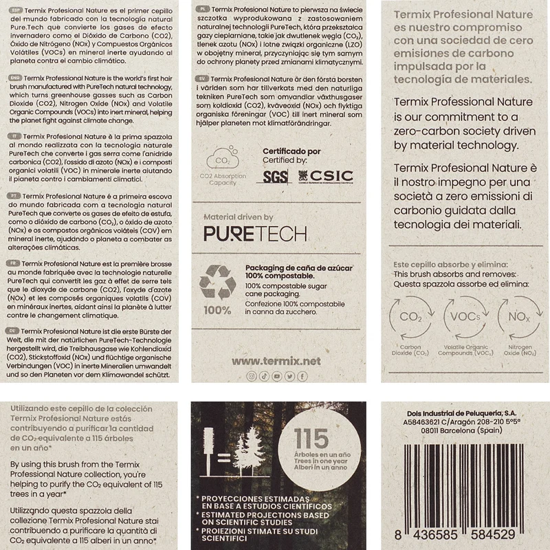 Termix Nature 28 - brosse aux propriétés purifiantes