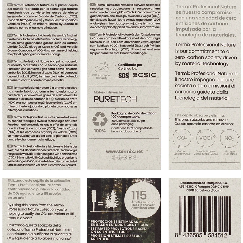 Termix Nature 23 - brosse aux propriétés purifiantes