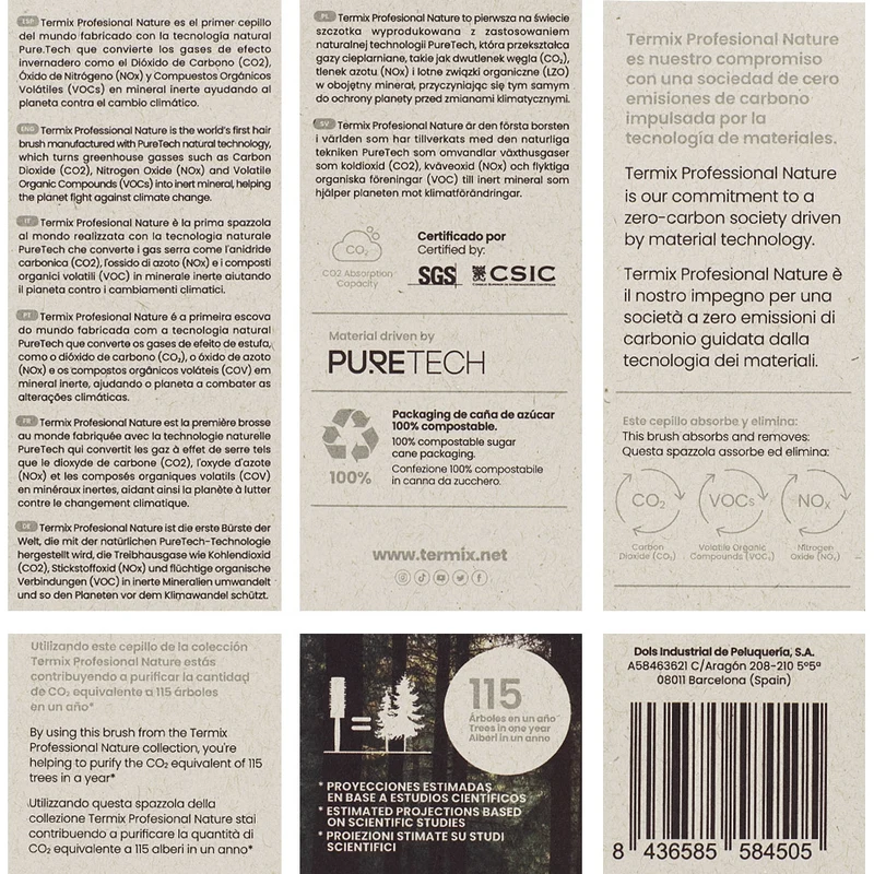 Termix Nature 17 - brosse aux propriétés purifiantes