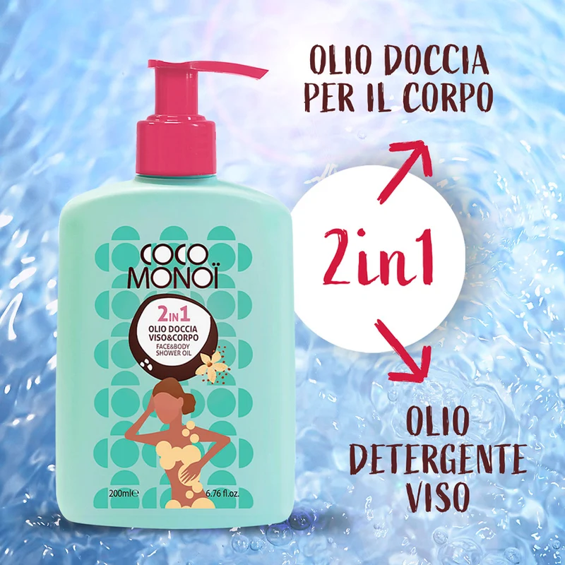 Coco Monoï Shower Oil 200ml - huile de douche visage et corps