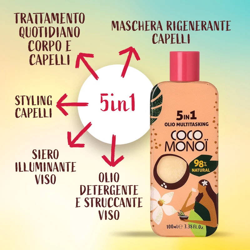 Coco Monoï 5in1 Oil Multitasking 100ml - huile multi-usage