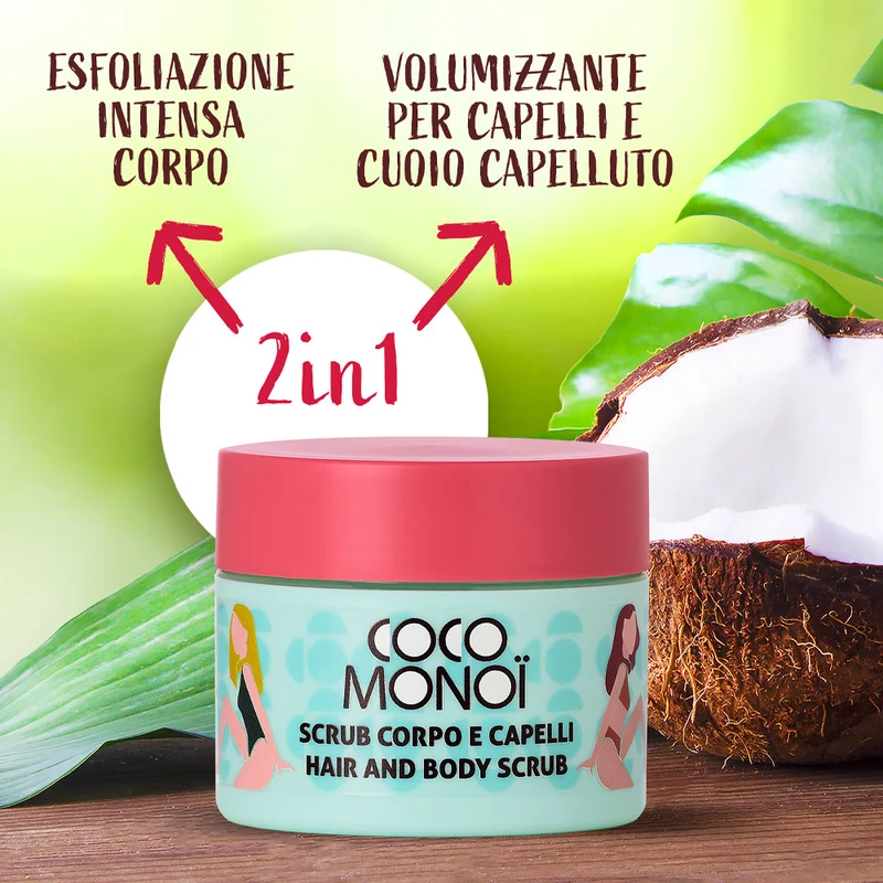 Coco Monoï Hair & Body Scrub 250ml - gommage cheveux et cuir chevelu