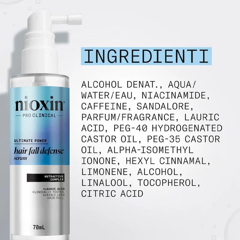 Nioxin Ultimate Power Hair Fall Defense Serum 70ml - sérum antichute