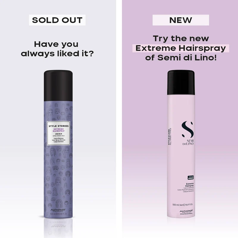 Alfaparf Milano Semi Di Lino Style&Care Extreme Hairspray 500ml - laque