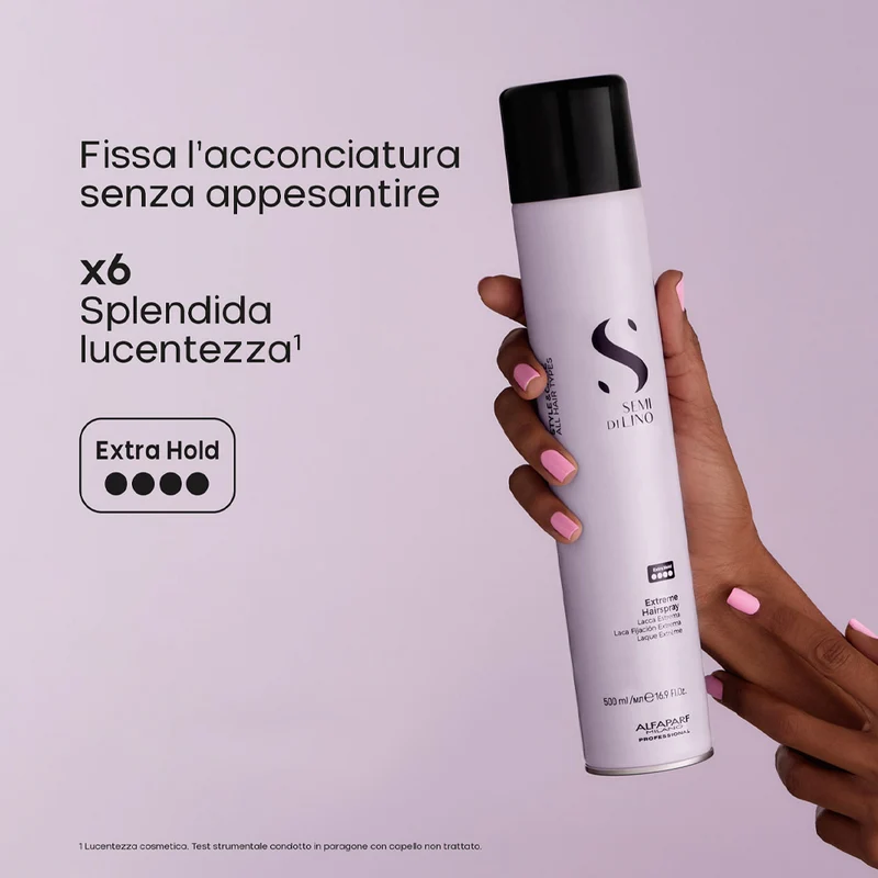 Alfaparf Milano Semi Di Lino Style&Care Extreme Hairspray 500ml - laque