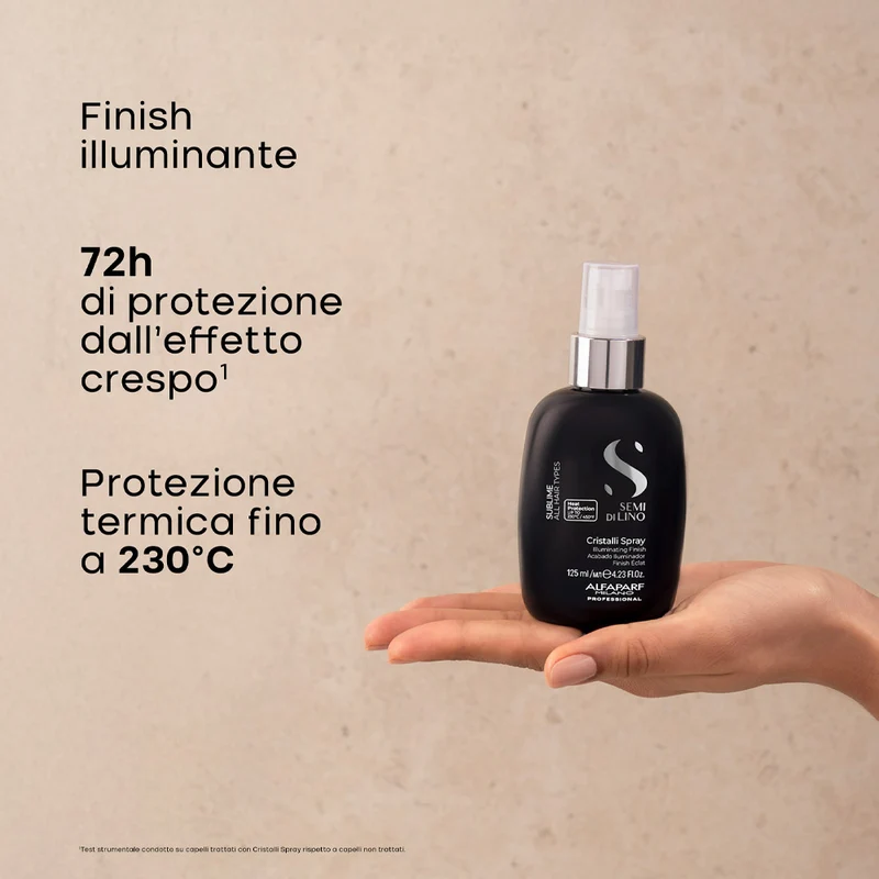 Alfaparf Milano Semi Di Lino Sublime Cristalli Spray 125ml - spray illuminateur