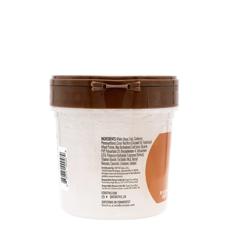 Eco Style Coconut Oil Styling Gel Max Hold 473ml - gel tenue forte