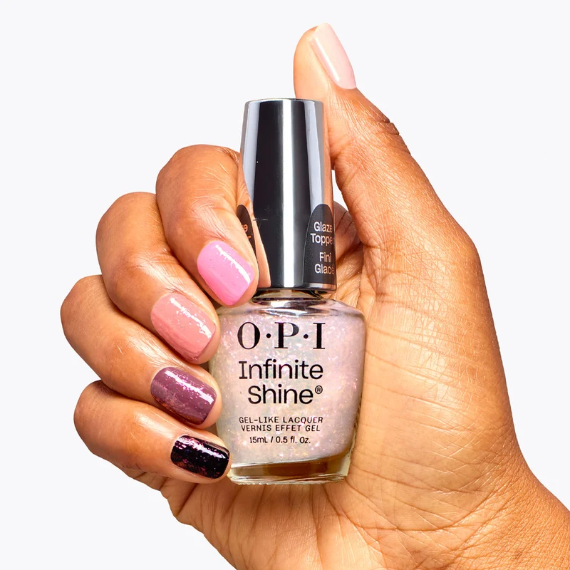 OPI Infinite Shine Glaze Toppers Glint Condition 15ml - topper or rosé