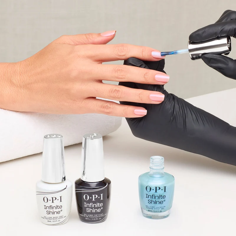 OPI Infinite Shine Glaze Toppers Moon Gleam 15ml - topper bleu