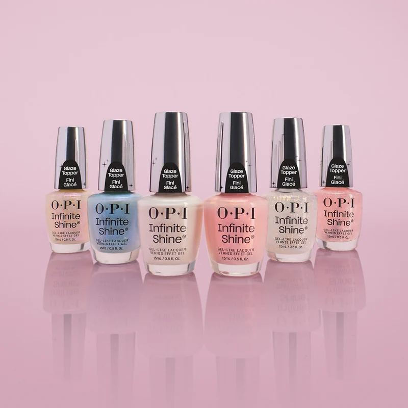 OPI Infinite Shine Glaze Toppers Donut Disturb 15ml - topper rose transparent