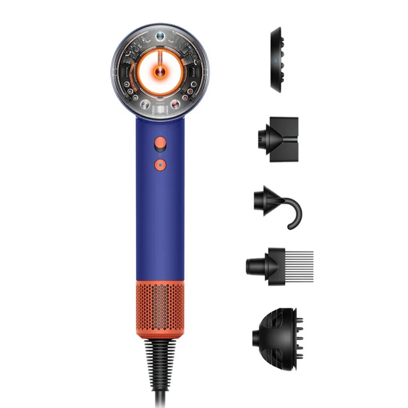 Dyson Supersonic Nural Phon Pervinca/Tangerine + Kit Brosses Professionnelles OFFERT