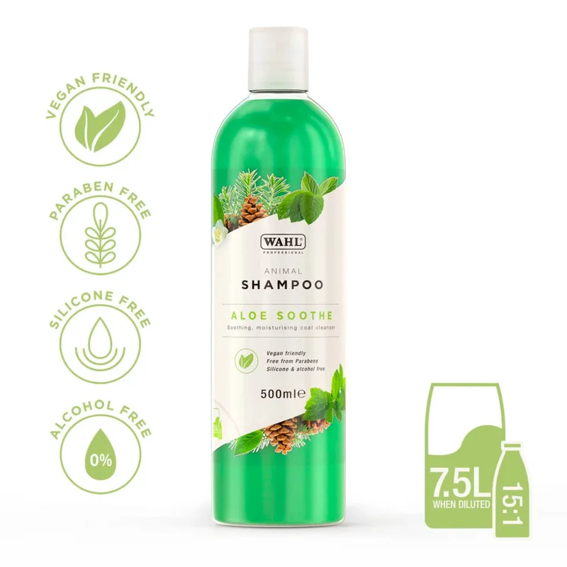 Wahl Pro Pet Aloe Soothe Shampoo 500ml - shampooing pour animaux