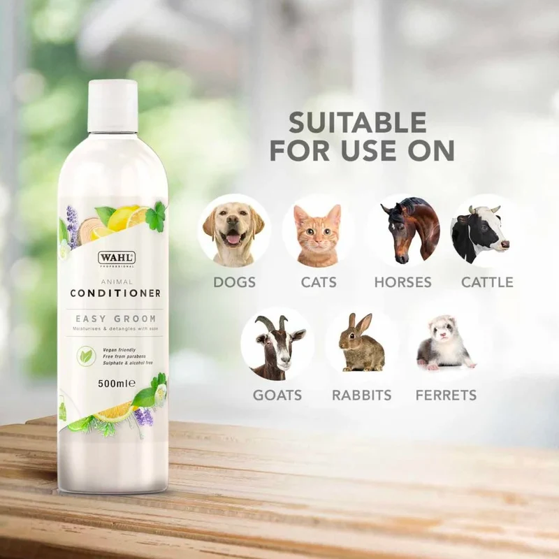 Wahl Pro Pet Easy Groom Conditioner 500ml - après-shampooing animaux de compagnie