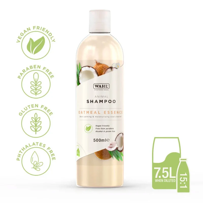 Wahl Pro Pet Oatmeal Essence Shampoo 500ml - shampoo animaux à peau sensible