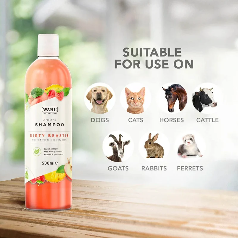 Wahl Pro Pet Dirty Beastie Animal Shampoo 500ml - shampoo pour animaux