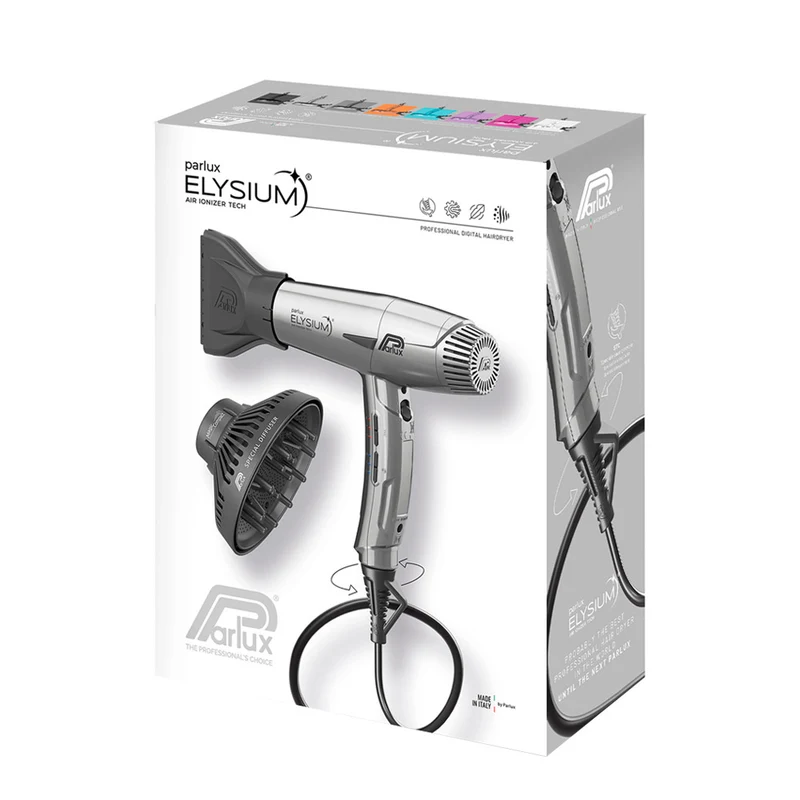 Parlux Elysium + Magic Compact Metal - sèche-cheveux avec diffuseur