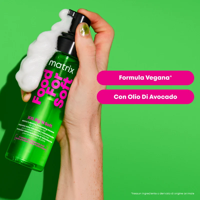 Matrix Food For Soft Mousse XXL Big' N Soft Extra Volume 200ml - mousse volumisante