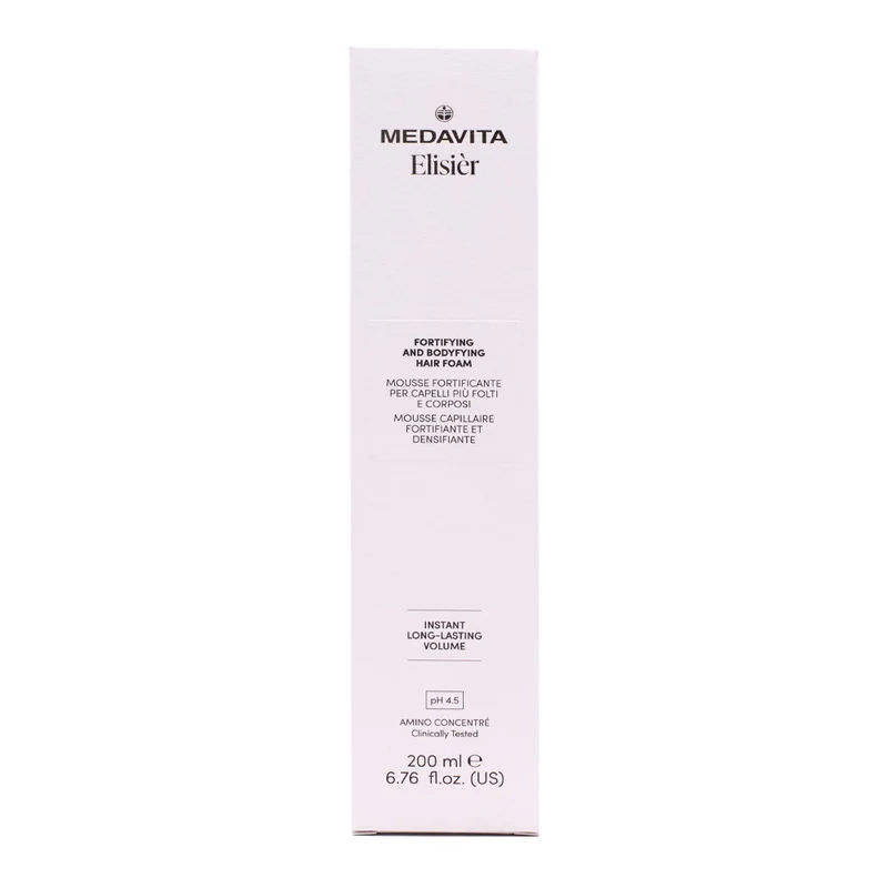 Medavita Cute Elisièr Fortifying And Bodyfying Hair Foam 200ml - mousse fortifiante densifiante