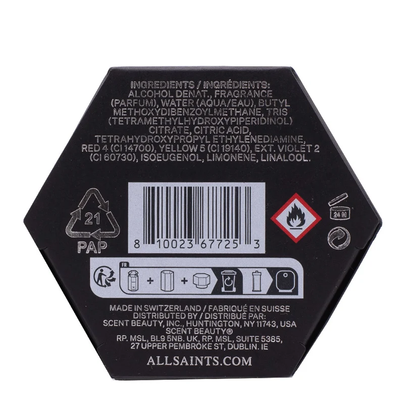Allsaints Shoreditch Leather 30ml - parfum unisexe