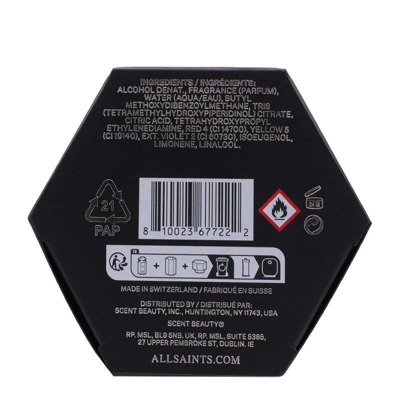 Allsaints Shoreditch Leather 100ml - parfum unisexe