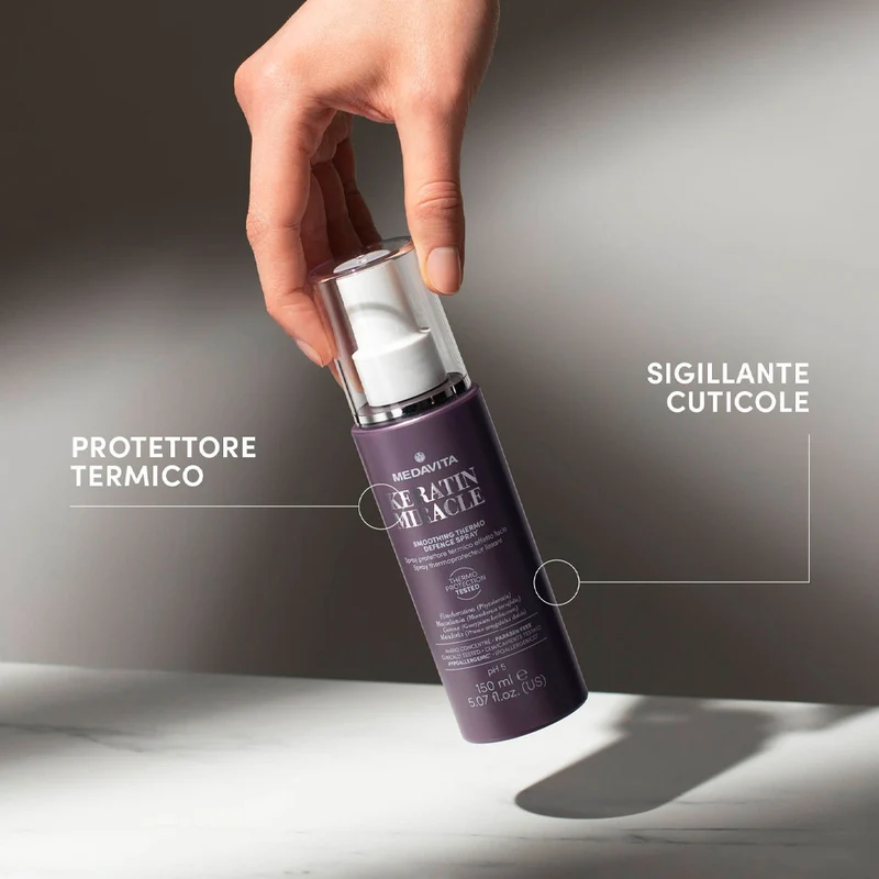 Medavita Keratin Miracle Thermo Defence Spray 150ml - spray thermoprotecteur lissant