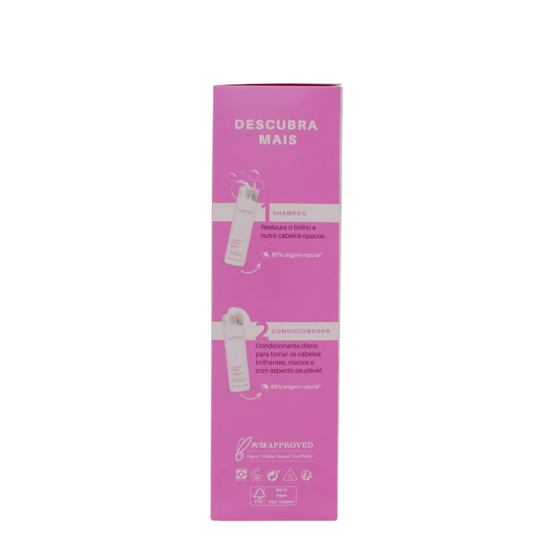 Cadiveu Essentials Quartzo Shine Essentials Kit - kit illuminateur et nourrissant