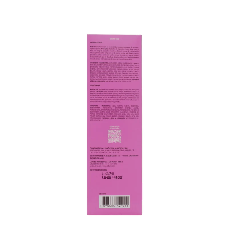 Cadiveu Essentials Quartzo Shine Essentials Kit - kit illuminateur et nourrissant