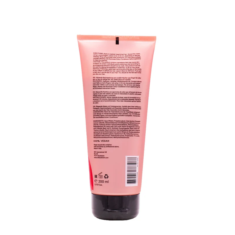 Stockholm Sweden Ref Colour Boost Masque Intense Red 200ml - masque colorant cheveux