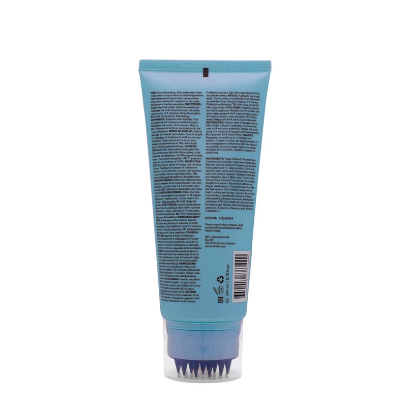 Stockholm Sweden Ref AHA Scalp Detox Treatment 200ml - soin purifiant cuir chevelu