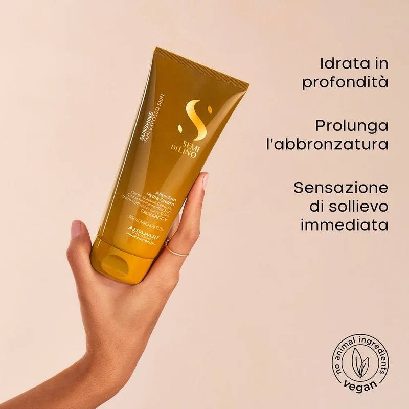 Alfaparf Milano Semi di Lino Sunshine After-Sun Face& Body Hydra Cream 200ml - crème après-soleil
