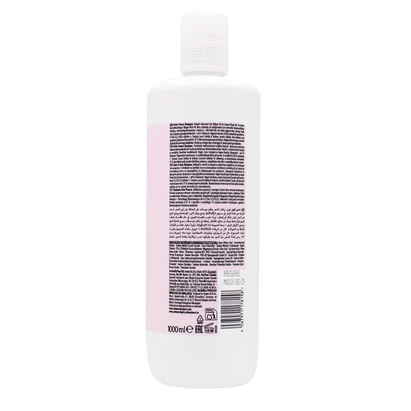 Schwarzkopf Professional BC Bonacure Color Freeze Shampoo pH 4.5 1000ml- shampooing protection couleur