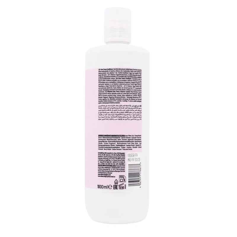 Schwarzkopf Professional BC Bonacure Color Freeze Conditioner pH 4.5 1000ml - après-shampoing protection couleur