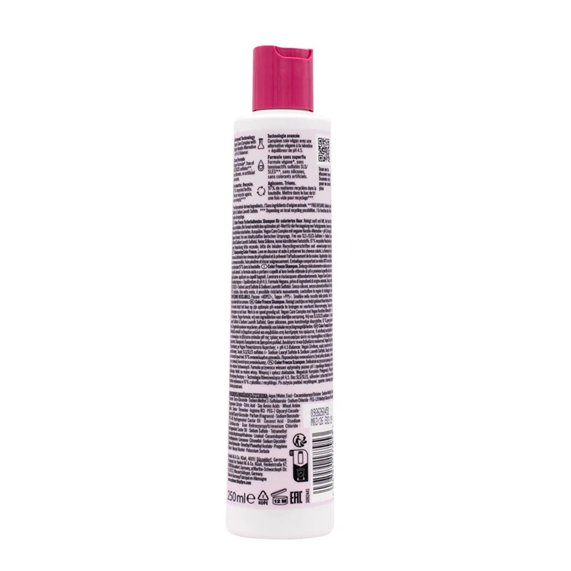 Schwarzkopf Professional BC Bonacure Color Freeze Shampoo pH 4.5 250ml - shampooing protection couleur