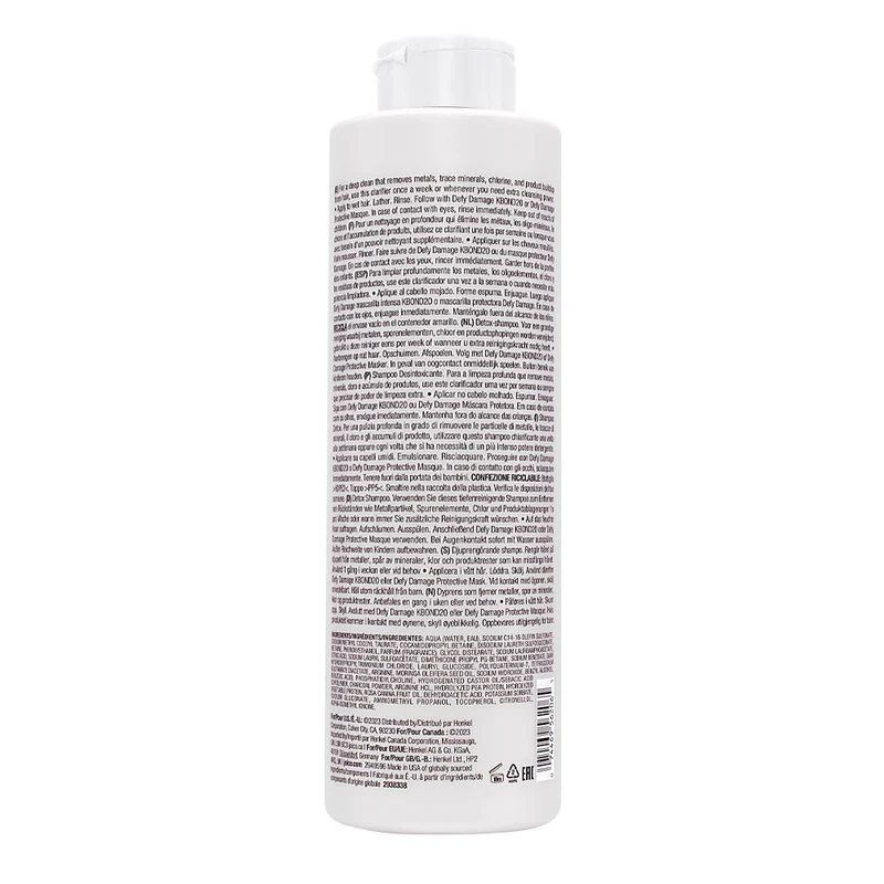 Joico Defy Damage Detox Shampoo 1000ml - shampoing purifiant