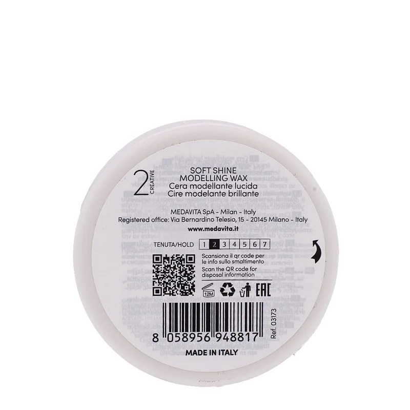 Medavita Idol Soft Shine Modelling Wax 2 100ml - cire coiffante brillante
