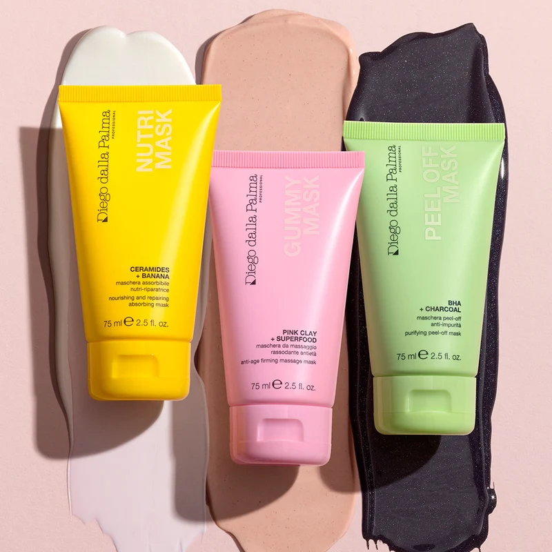 Diego dalla Palma Professional Gummy Mask Pink Clay + Superfood Anti-Age Firming Massage Mask 75ml - masque anti-âge
