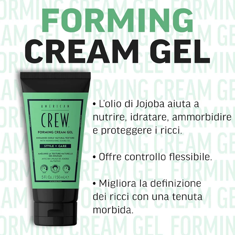 American Crew Forming Cream Gel 150ml - gel boucles définies