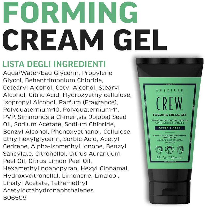 American Crew Forming Cream Gel 150ml - gel boucles définies