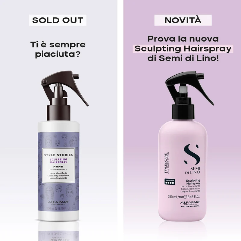 Alfaparf Milano Semi Di Lino Style&Care Sculpting Hairspray 250ml - laque coiffante