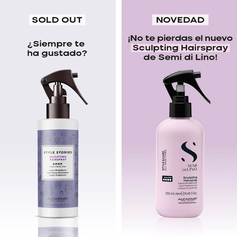 Alfaparf Milano Semi Di Lino Style&Care Sculpting Hairspray 250ml - laque coiffante